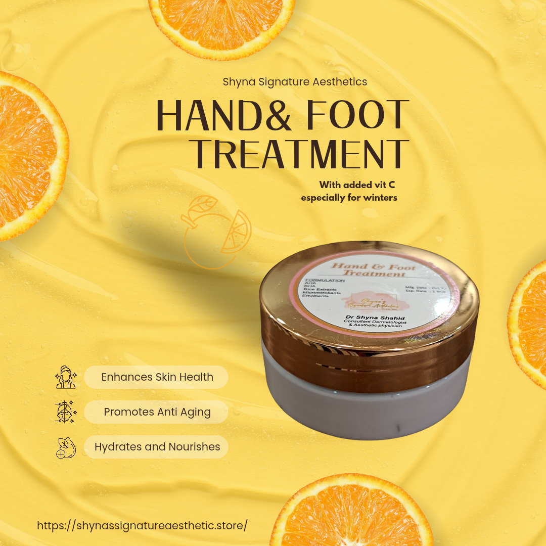 Hand & Foot Treatment: Skin Brightening & Moisturizing Formula